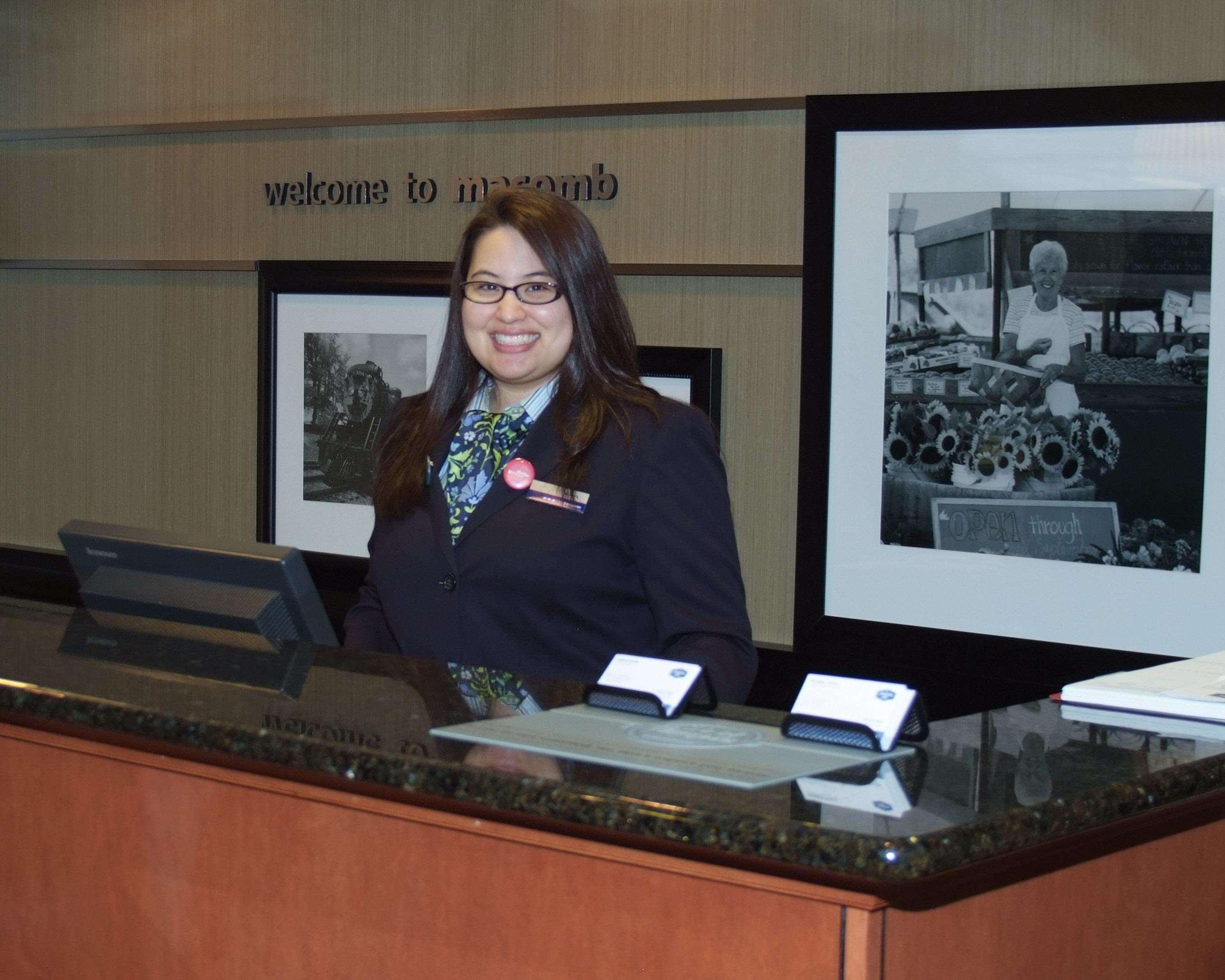 Hampton Inn Macomb Interiør billede